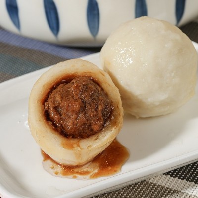 厂家直供蔚源鳗鱼丸500g福州特产火锅关东煮速冻鱼丸加工批发图4