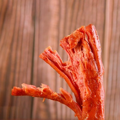 食刻不忘手撕烤脖零食整根卤味熟食麻辣烤脖零食厂家批发招商代发图3