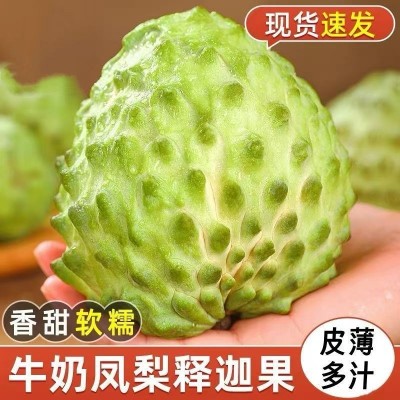 云南释迦果新鲜番荔枝牛奶佛头果当季水果爆甜大果