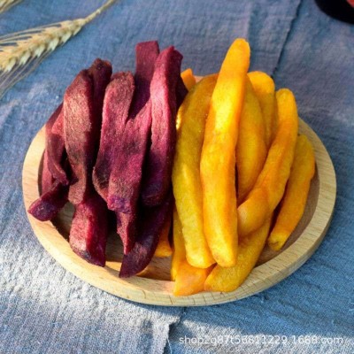 香酥脆红薯条紫薯条 地瓜干休闲食品小零食礼包地瓜干脆片 批发图4