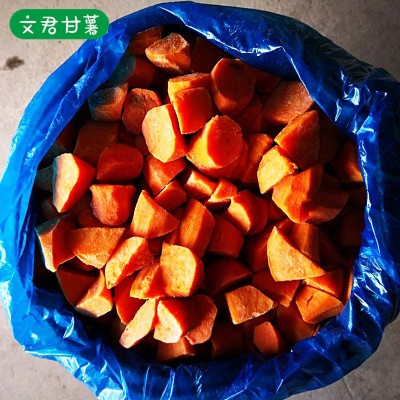 产地批发 红心地瓜蜜薯软香糯甜红薯块 冷冻红薯块图2