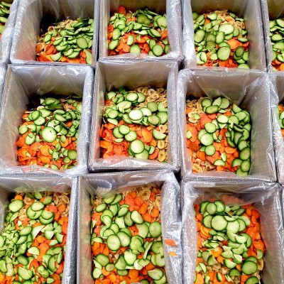 散装10斤果蔬混合16种什锦水果脆片秋葵脆条年货小零食一件批发图2