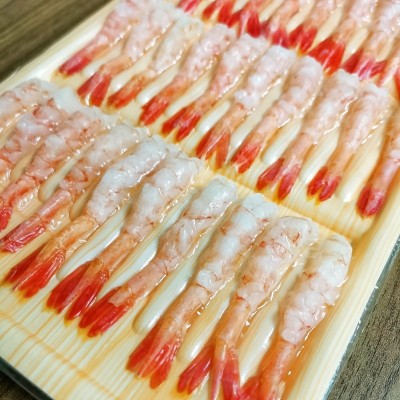 刺身北极甜虾30尾去头去壳寿司虾日式料理食材冷冻水产家庭商用图3
