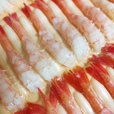 刺身北极甜虾30尾去头去壳寿司虾日式料理食材冷冻水产家庭商用