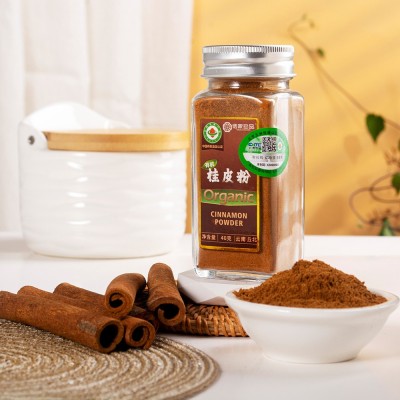 有机桂皮粉食品甄选好食材烧烤调味料玻璃瓶精装小瓶装40克香料图2