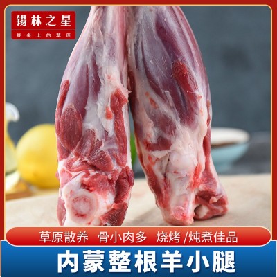 锡林之星 内蒙古新鲜羊腿羊小腿现杀冷冻烧烤食材超值2斤羊肉图3