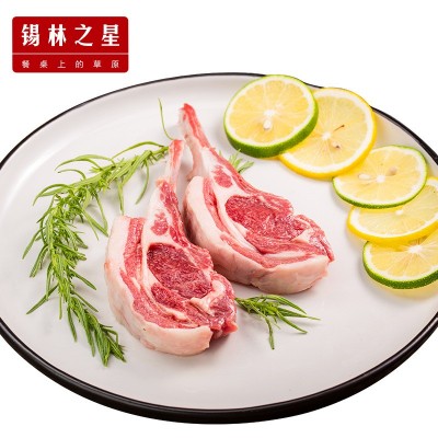 锡林之星法式羊排新鲜内蒙原切战斧小羊排冷冻烧烤半成品餐饮批发图5