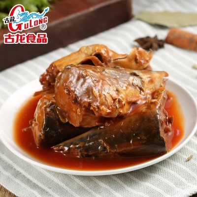 古龙食品 茄汁鲭鱼罐头海鲜下饭拌饭拌面酸甜即食熟食小菜425g图4