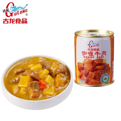 古龙 咖喱牛肉酱盖浇拌饭酱快餐外卖咖喱熟食凉菜速食拌面酱批发图5