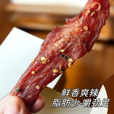 风干鸡肉干手撕鸡胸肉厂家景区特产展会零食鸡肉干巴批发图2