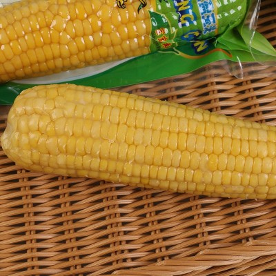 黄糯玉米棒真空包装200克单穗盒装玉米棒甜糯批发真空锁鲜图3