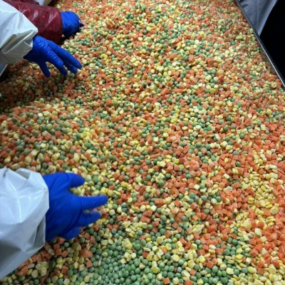 速冻什锦蔬菜 商用三色冷冻青豆胡萝卜玉米粒炒饭轻食沙拉蔬菜图3