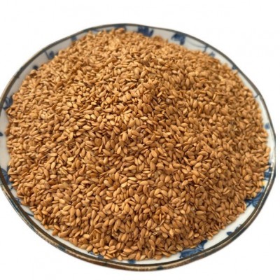 熟黄金亚麻籽黄金亚麻籽五谷磨粉原料农家可榨油黄金熟亚麻籽批发图2