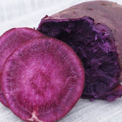 紫薯现挖当季新鲜当地农家沙地紫罗兰紫薯优选五谷杂粮批发图2