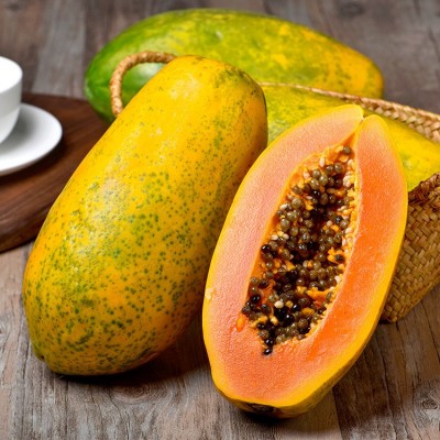 广西冰糖心红肉牛奶香甜木瓜 5斤/9斤新鲜当季热带水果一件代发图2