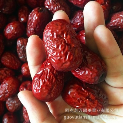 新疆灰枣阿克苏若羌红枣大果500g装甜 一件代发 整箱批发厂家供应图4