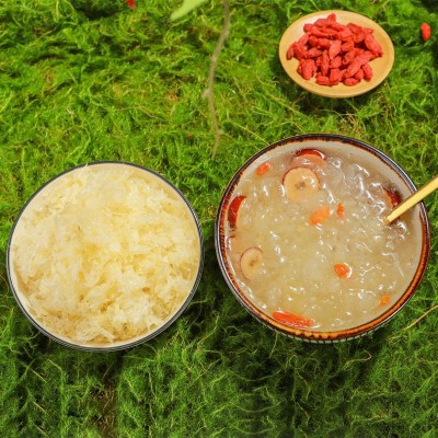 古田有机本草银耳罐装80g 免煮免泡软糯出胶即食银耳批发一件代发图2