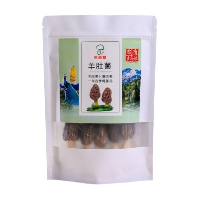 羊肚菌礼盒全年代发彤菌堂菌汤包羊肚菌干货批发新货包装羊肚菌种