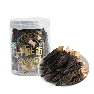 有机羊肚菌瓶装50克伴手礼盒彤菌堂头茬羊肚菌干货礼品肉厚味香