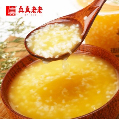 浙江真真老老粥黑米粥八宝粥南瓜粥小米粥银耳羹330g*30杯/箱速食图4