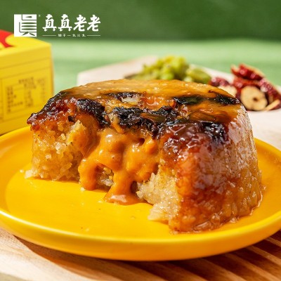 真真老老 糯米八宝饭血糯甜米饭年年有余鱼型过年夜饭浙江产年货图2