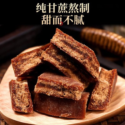 源头厂家老红糖坐月子大叶子红糖真空包装云南纯手工甘蔗叶子红糖图3