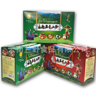 【兰野食品】油鸡枞菌 松茸菌 牛肝菌460g/瓶*3图4