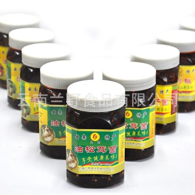 【兰野食品】油鸡枞菌 松茸菌 牛肝菌460g/瓶*3图3