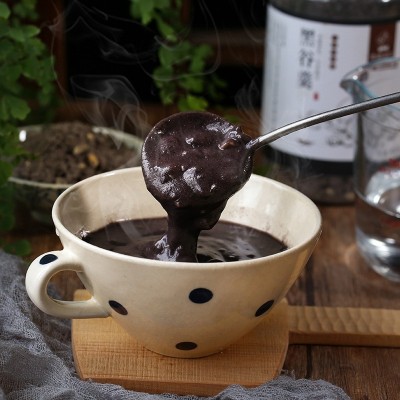 致山野谷羹黑芝麻糊黑米黑豆桑葚山药核桃粉营养即食早餐冲饮罐装图5