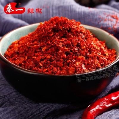 辣椒面中粗陕西秦椒商用烧烤油泼面辣子粉家用红辣椒秦一干辣椒图5