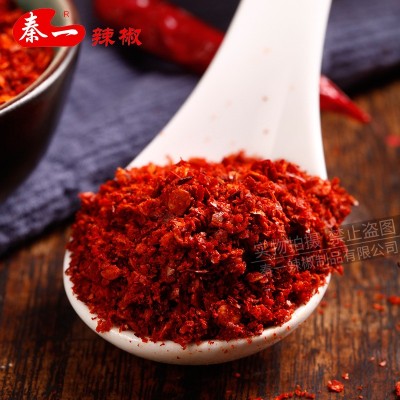 辣椒面中粗陕西秦椒商用烧烤油泼面辣子粉家用红辣椒秦一干辣椒图2