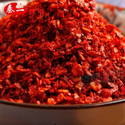 辣椒面中粗陕西秦椒商用烧烤油泼面辣子粉家用红辣椒秦一干辣椒图3