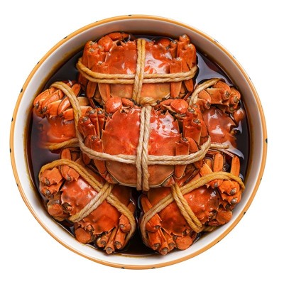 全母花雕醉蟹批发价优 复购爆款 供货稳定 一件代发适配多渠道