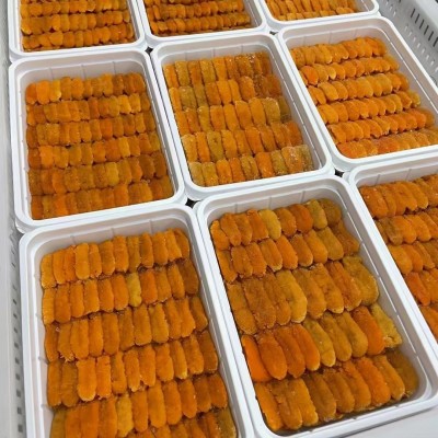 速冻海胆马粪海胆 板胆海胆炒饭刺身即吃海胆大连黄胆100克/盒图3