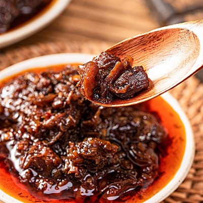 菜欢欢牛肉香菇酱餐饮商用香辣拌面酱五香红烧炒饭酱火锅蘸料代发图2