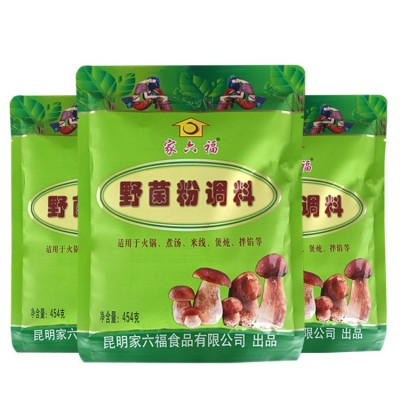 家六福野生菌粉烹饪煲汤加香调味料固态调料包火锅454g鲜香浓汤