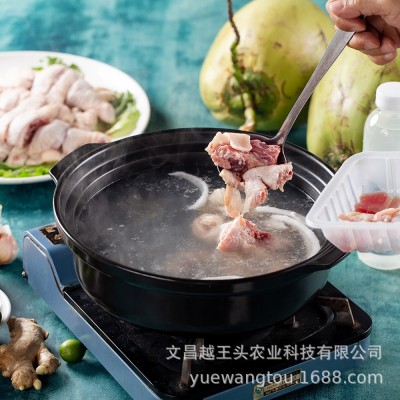 海南文昌椰子鸡汤全套文昌鸡散养新鲜生鲜小母鸡肉2斤以上约4人份图2