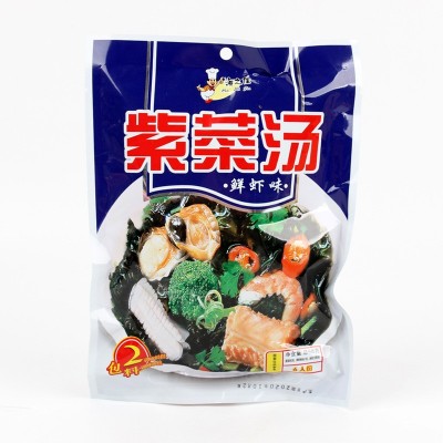 批发海之佳紫菜汤冲泡即食速食汤海鲜佐料调料小包装68克紫菜速食图2