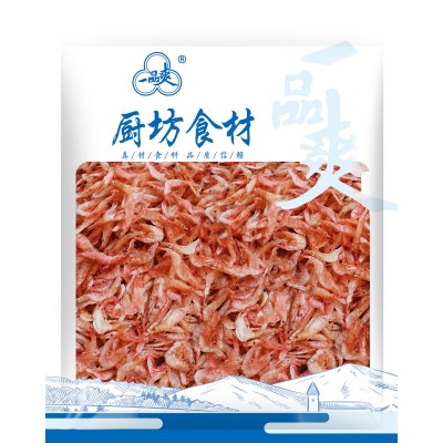 一品爽源头厂家樱花虾皮樱桃红磷虾干度足海鲜干净个大图2