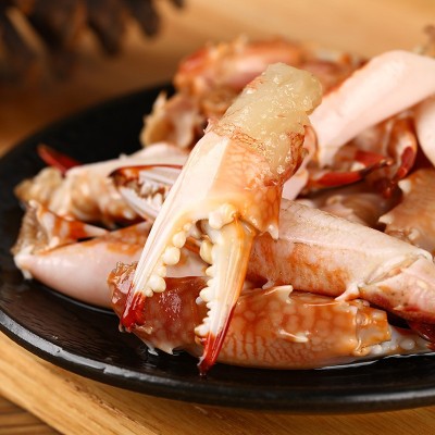 麻辣醉蟹钳即食罐装500g一件代发代加工捞汁小海鲜香辣蟹脚蟹腿