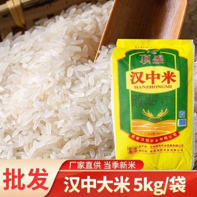 批发零售厂家直供陕西汉中大米汉中香米5kg籼稻晚熟米汉鲜香大米图5