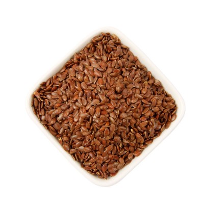 供应低温烘焙五谷杂粮可榨油粉现磨内蒙古原料 熟棕褐色亚麻籽子