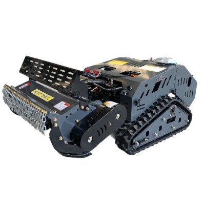 履带耕田机 无人驾驶全自动小型遥控耕地机 多功能履带式旋耕机
