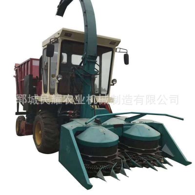 大型玉米秸秆收割粉碎打捆一体机牧草牛羊饲料青储收割粉碎打包机