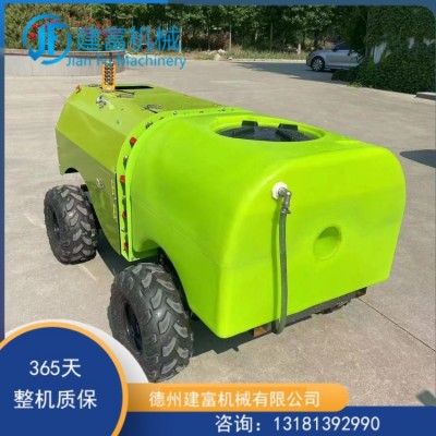 新款遥控打药机 四驱全自动果园喷药机 人机分离果树打药弥雾机图2