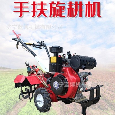 小型四驱微耕机 农用自走式耕地机 菜地大棚汽油柴油款家用耕田机图5