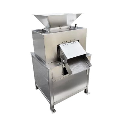 柠檬对辊榨汁机百香果柑橘去皮去籽挤汁机金桔桔柚对半工业级材质