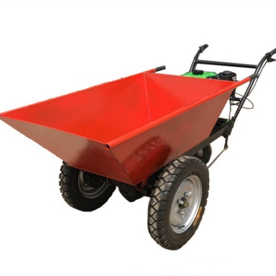 汽油运输手推车 建筑砂石搬砖运输车 山地工地搬运车