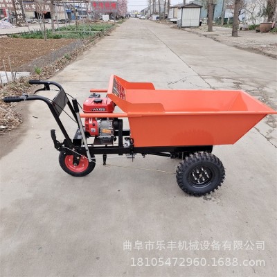 汽油运输手推车 建筑砂石搬砖运输车 山地工地搬运车图5