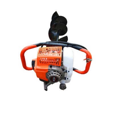 手提挖坑机 农用单人大功率小型汽油挖坑机 果园施肥钻孔打洞机